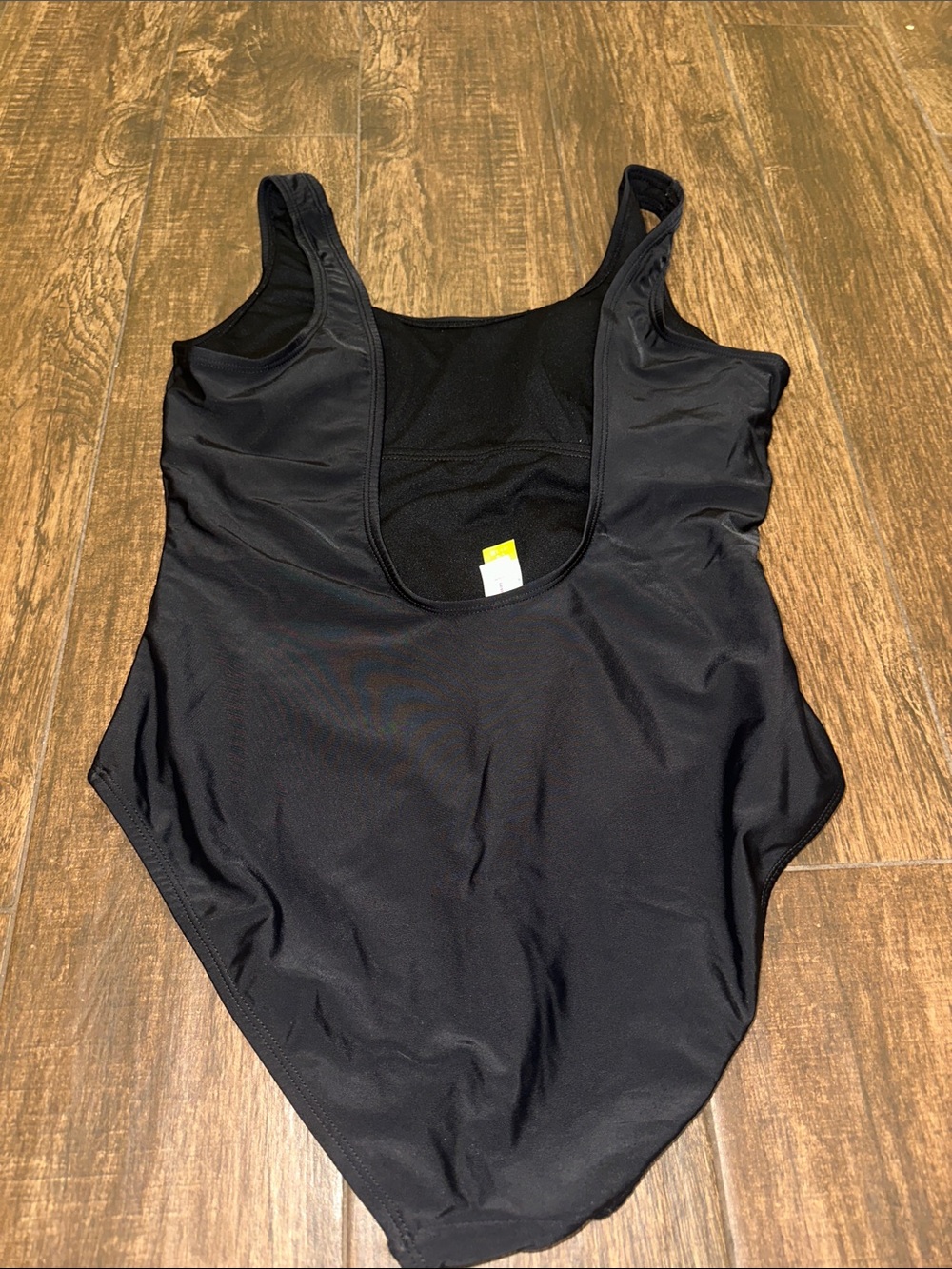No Boundaries Black Scoop-Neck One-Piece Swimsuit - Picture 3 of 4